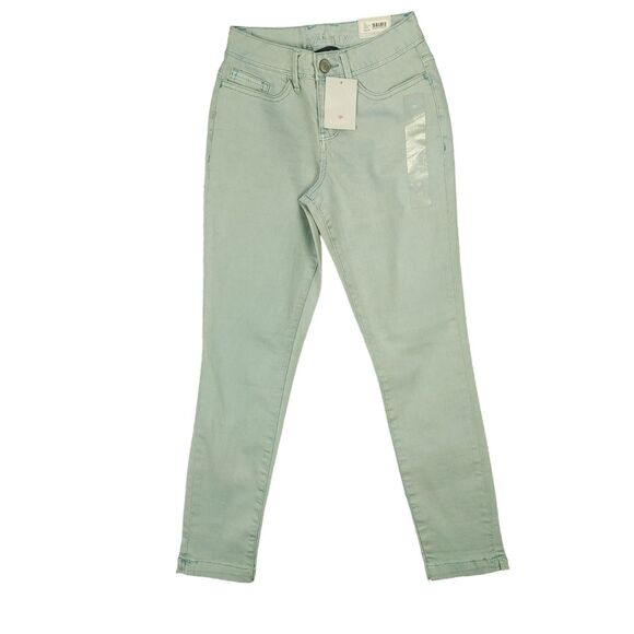 (STAINS) NWT Vanity Harlow Slim Jeans High-Rise Ankle Skinny Denim Size 25 - Picture 1 of 13